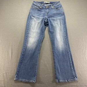 Levi's 529 Curvy Boot Cut Jeans Womens Size 8 Medium Wash Denim Blue